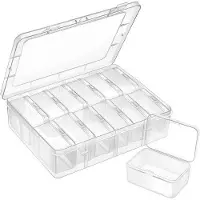 OEM Plastik Aufbewahrungsboxen, Raumsparend, 3 groß, 36 klein