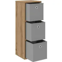 vidaXL Sideboard Artisan-Eiche 30,5 x 27 x 84,5 cm