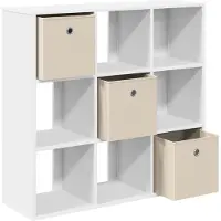 vidaXL Sideboard Weiß 88,5 x 29 x 84,5 cm