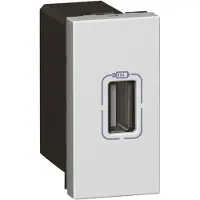 Legrand Mosaik USB-Ladegerät 5V 750mA 1 Modul Aluminium - 079391