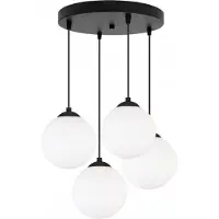 Light11 HOME Deckenhängelampe, Kugel, Schwarz, Led, 15Cm