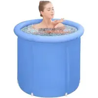 Markenlos Faltbadewanne - Aufblasbares Ligbad - 75x75cm