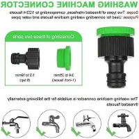 OEM Erweiterbare Gartenschlauch 76 m/152 m/305 m/381 m/457 m - 3-fach flexibler erweiterbarer Gartenschlauch mit Sprühkopf - 8 Funktionen - 1/2 " und 3/4 " Klemmverbindungen