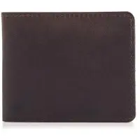 Belveder Herren Geldbörse aus echtem Leder, schlanke Geldbörse, Kartenfächer, Herrenbrieftasche, Vintage-Design, braunes Büffelleder, Modell BD77