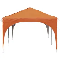vidaXL Pop-up Partyzelt 575 x 288 x 245 cm Orange Oxford-Stoff
