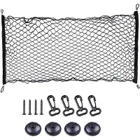 OEM Verstellbares Elastisches Laderaumnetz für Auto SUV Truck - Schwarz mit Aufbewahrungsraum