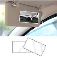 OEM Selbstklebende Kosmetikspiegel für Sonnenbeschattung - 2 Stück - 14,5 x 8,9 cm