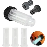 OEM Kompaktes Kunststoff-Filter für Hochdruckreiniger - ideal für Camping und Garten - 3 Stück - weiß