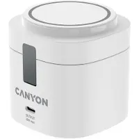 Canyon Ladestation 4-in-1, kabelloses Laden mit 30W, inklusive 65W Ladegerät, weiß