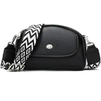 Azomor Stilvolle und Funktionale Damen Schultertasche mit Verstellbarem Riemen und Mehreren Fächern