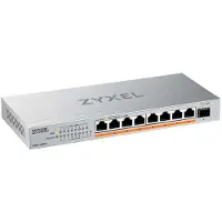 Zyxel XMG-108, Unmanaged, 2.5G Ethernet (100/1000/2500), Wandmontage
