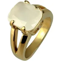 Just Fingerring "langlebig" Gr. 54, gold (goldfarbig), Fingerringe, Damen, 54, Edelstahl, Fingerring