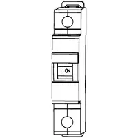 Hateha DLS 6I Einpoliger Schutzschalter 16A C-Kurve 10kA - 09916203