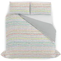 Azomor Azomor️ Wendbare Bettbezugset mit Aquarelldruck aus weicher Baumwolle