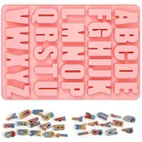 OEM Silikonform für Buchstaben A-Z ideal für kreatives Backen und Gießen