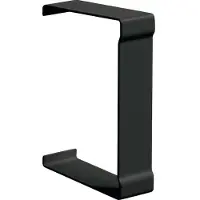 Hager BR6510079011 Schnittkaschierung zu BR/H/N/A/S 68x100mm OT 80mm aus Stahlbl. in graphitschwarz