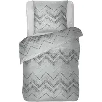 Bestlivings Bettwäsche 2-tlg ( Karo Grau ) Bettbezug 135x200cm + Kissenbezug 80x80cm Bettdecken Set mit Reißverschluss, 100% Baumwolle