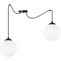 Light11 HOME Deckenhängelampe Spider Ball Schwarz Led 15Cm