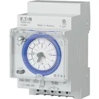 Eaton Analog-Zeitschaltuhr 1 Schalter wöchentlich Quarz DIN-Schiene - 167392