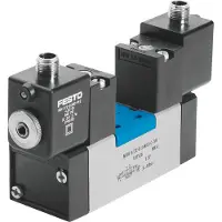 FESTO 5/3 Abgeblasene Luft Magnetventil Baugröße 1 ISO 5599-1 1200l/min - 197126
