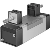 FESTO 5/3 NC Luft Magnetventil Baugröße 1 ISO 5599-1 1200l/min - 159680