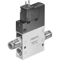 FESTO 3/2 NO Monostabil Luft Magnetventil QS-10 1000L/Min - 163156