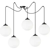 Light11 HOME Deckenhängelampe Spider Ball Schwarz Led 15Cm