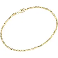 Smart Jewel Armband "Armband mit facettierten Kugeln, Silber 925", gold, Armbänder, Damen, Silber 925 (Sterlingsilber), Armband