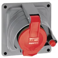 Legrand Hypra Einbausteckdose 400V 32A 3P+N IP44 Kunststoff - 052904