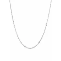 Elli Kette ohne Anhänger "Halskette Panzerkette Collier Basic Chunky Chain 925er Silber" Gr. 45, silber, Halsketten, Damen, 45, ohne Stein, Silber 925 (Sterlingsilber), Kette ohne Anhänger