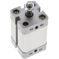 AirTec ISO 21287 Kompakter einfachwirkender Zylinder 25-25mm - Magnetisch - Stange mit Außengewinde
