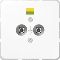 JUNG CD500 Potentialausgleichs-Steckdose - CD565-2NWW
