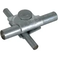 Dehn MV-Klemme mit Flachrundschraube und Mutter 8-10/16mm - 392060 [2 Stück]