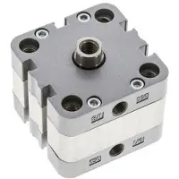 AirTec ISO 21287 Einfachwirkender Kompaktzylinder 50-5mm - magnetisch