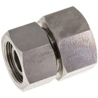 Tameson 25S & 30S Edelstahl gerade mit Drehgelenk 400 bar FKM O-Ring Dichtungskonus ISO 8434-1