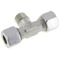 Tameson 14S & M20x1.5 (con) Verzinkter Stahl T-Shape T-Stück mit Aussengewinde 640 bar ISO 8434-1