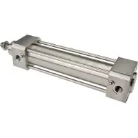 AirTec ISO 15552 Doppeltwirkender Zylinder 100-125mm - magnetisch - dämpfend - Edelstahl