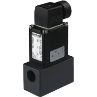 Burkert Magnetventil 3/2-Wege G3/8'' Verteilen Kunststoff FKM 0-0.8bar/12psi 24VDC 0121 213694
