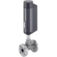 Burkert Flansch DN 25 Positionskontroller NC Edelstahl Elektrisches Geradsitzventil - 3361 - 20029152
