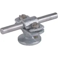Dehn -Leitungshalter mit Flansch für Stange 7-10mm - 275110 [2 Stück]