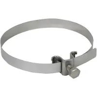 Dehn -Leitungshalter V2A für Rd 6-8mm Fallrohre D 50-120mm - 200029 [2 Stück]