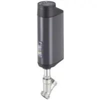 Burkert Elektrisches Schrägsitzventil aus Edelstahl DN 20 mit Stellungsregler - 3360 - 300840