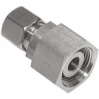 Tameson 8L & 10L Edelstahl-Kompressionsverschraubung mit Drehgelenk 315 bar FKM O-Ring-Dichtkonus ISO 8434-1