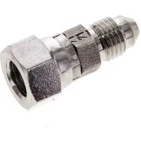 Tameson JIC Nippel UNF 7/16''-20 Männlich X Weiblich Edelstahl 310bar (4355.5psi)