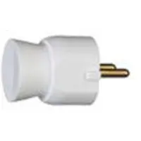 Legrand Beinrand rechtwinklig weiß Stecker 2P IP20 Kunststoff - 050316 [25 Stück]