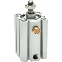 EMC ISO 21287 Einfachwirkender Kompaktzylinder 25-20mm - Magnetisch - Stangengriff