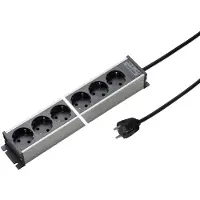 Kaiser Martin Steckdosenleiste 10-fach 45-Grad-Schutzkontakt (Europäische Steckdose) - 1102ZL10L-SG15