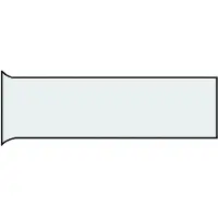Klemko Nicht Isolierte Draht Ferrule 10mm² 20mm Länge - 710145 [100 Stück]