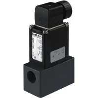 Burkert Magnetventil G3/8'' NC Kunststoff FKM -2bar/0-29psi 110VAC 0121 50553