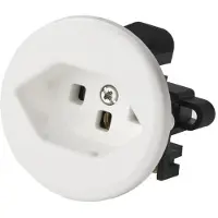 Kaiser Martin Steckdose 16A 250V IP20 T13 Weiß - 494/kws [40 Stück]